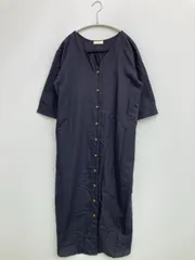 earth music&ecology アースミュージックアンドエコロジー シャツワンピース F ネイビー