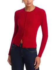 ラグアンドボーン レディース アウター カーディガン ウール rag bone Francesca Wool Blend Cardigan Red レッドのサムネイル