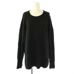 スローブ イエナ SLOBE IENA  23AW ウォッシャブルウールスムースプルオーバー ニット セーター 長袖 ブラック /HK ■OS