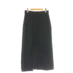 ジャーナルスタンダードレサージュ journal standard L'essage 23AW ラメシャギースカート タイト ニット ロング ブラック /DF ■OS