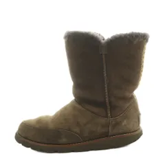 アグ オーストラリア UGG australia SHANLEIGH ショートブーツ ボア US6 23.0cm 茶 /MI ■OS