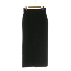 ナチュラルビューティーベーシック NATURAL BEAUTY BASIC 25SS カルゼストレッチシリーズ タイトスカート S 黒 ブラック ロング丈 バックスリット /AG ■OS