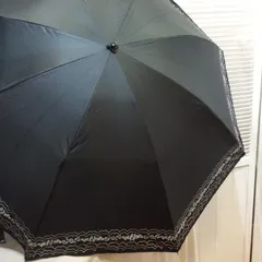 新品☆晴雨兼用折りたたみ傘 ブラック 大きめ