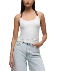 ハドソン レディース トップス タンクトップ Hudson Harness Tank White ホワイトのサムネイル