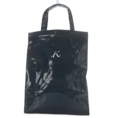 キタムラ Kitamura エナメルKロゴトートバッグ ハンドバッグ ネイビー /YO5
