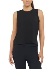 スパンク レディース トップス タンクトップ クルーネック SPANX Supernaturals Flow Crewneck Tank Top Very Black ブラックのサムネイル
