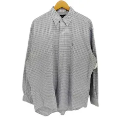 ラルフローレン RALPH LAUREN 90s BLAKE ポニー刺繍 ボタンダウン チェックシャツ メンズ import：L 