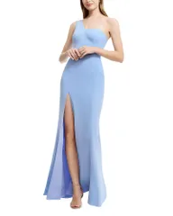 ドレスザポプレーション レディース トップス ワンピース Dress the Population Magdalynn One Shoulder Mermaid Gown Sky