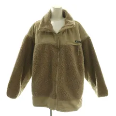 ニコアンド Niko and.. ボア切り替えワイドジャケット M ベージュ スタンドカラー 長袖 /AG ■OS