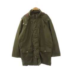 ゴールデンベア GOLDEN BEAR ダウンコート フード付き L カーキ /ES ■OS
