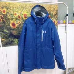 UNDER ARMOUR アンダーアーマー ウィンドブレーカー + 起毛 ジップアップ ジャケット メンズL 6c17