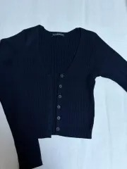 ブランディー メルビル ネイビー ゴージ ニット カーディガン