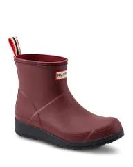 ハンター レディース シューズ ブーツ・レインブーツ Hunter Womens Play Short Rain Boots Dark Red レッド