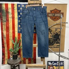 00s リーバイス ジャパンLINE 505 レギュラーフィット ケットブラッシュ デニムパンツ N905