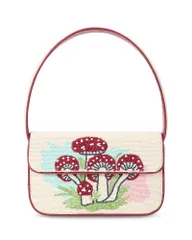 スタウド レディース バッグ STAUD Tommy Beaded Shoulder Bag Mushroom Teaのサムネイル