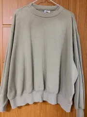 H&M ベージュ オーバーサイズ スウェット