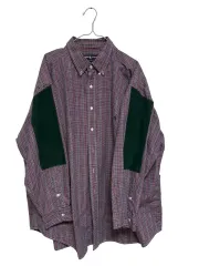 ポロ ラルフローレン チェックシャツ エルボーパッチ