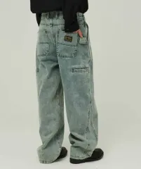 マックウッドガン ファバン 7541 カーペンター ヴィンテージクロージング ワイドフィット カーキ COLOR デニムパンツ