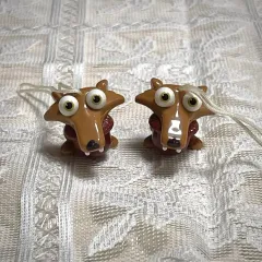 アイスエイジ ヴィンテージ トイ キーホルダー フィギュア サーベルトゥース・ダグ スクラット