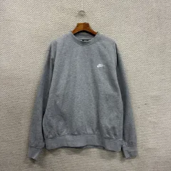 ナイキ 刺繍 ロゴ 弱起毛 スウェットシャツ L A07688