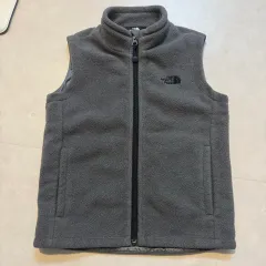 THE NORTH FACE ザノースフェイス キッズ フリース ベスト チャコール色 120