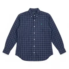 M/95 ポロ ラルフローレン チェック シャツ ネイビー