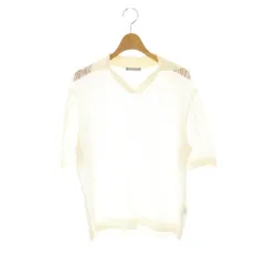 セオリーリュクス theory luxe 25AW MISCA SAYA SWEATER シアーニット セーター サマー 038 ホワイト /ES ■OS