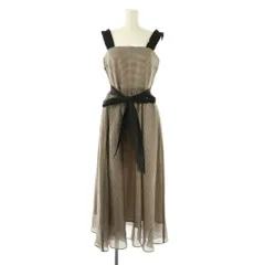 プロポーション ボディドレッシング PROPORTION BODY DRESSING チェックワンピース PS グレージュ ブラック /DO ■OS