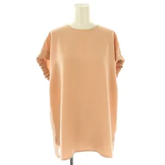 ユナイテッドアローズ UNITED ARROWS P フレンチスリーブブラウス 38 ピンクベージュ /ES ■OS