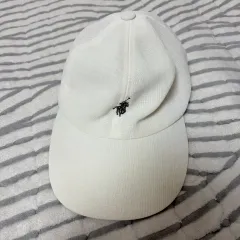 ポロ ラルフローレン 白 ベースボールキャップ