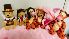 ぬいぐるみ/ヴィンテージぬいぐるみ/ディズニー/クマのプーさん/ティガー/ピグレット 出品