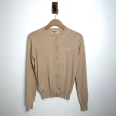 38 MIU MIU ミュウミュウ カシミア カーディガン