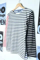 (M) セントジェームス 長袖Tシャツ ストライプ フランス マリン - 17A37