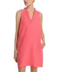トッミーバハマ レディース トップス ワンピース フリル Tommy Bahama Two Palms Double Ruffle Dress Melon Berry