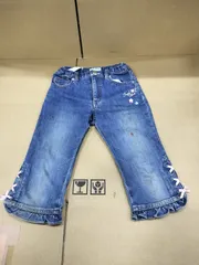 H26032901 汚れあり ANGEL BLUE エンジェルブルー デニムパンツ 130cm