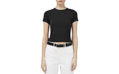 ラグアンドボーン レディース トップス Tシャツ rag bone Luca Baby Tee Black ブラックのサムネイル
