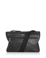 フェラガモ メンズ バッグ ショルダーバッグ レザー Ferragamo Star Leather Shoulder Bag Neroのサムネイル