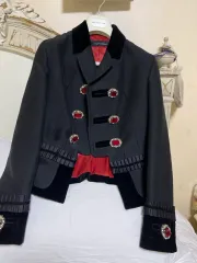 DSQUARED2 ブラック ダイヤモンドアート 装飾 ジャケット