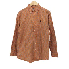 ポロバイラルフローレン Polo by RALPH LAUREN 90s ポニー刺繍 チェック ボタンダウンシャツ メンズ  170