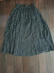 (特価) ブラック ロング丈スカート 2種