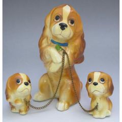 美品】犬 ダックスフンド 陶器 置物 インテリア 工芸品 美術品 A3271