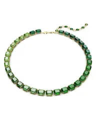 スワロフスキー レディース アクセサリー ネックレス・チョーカー・ペンダントトップ レース Swarovski Millenia Green Color Gradient Octagon Cut Collar Necklace Tone 14961693 Gr