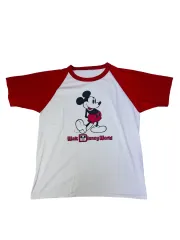 ヴィンテージ 90s ウォルト・ディズニー・ワールド ミッキーマウス ラグラン Tシャツ XL