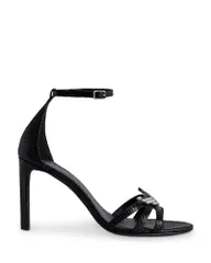 ザディグ エ ヴォルテール レディース シューズ サンダル アンクル ヒール Zadig Voltaire Womens Amee Wing Embossed Ankle Strap Higheelのサムネイル