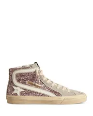 ゴールデングース レディース シューズ サンダル スニーカー Golden Goose Womens Slide Glitter High Top Sneakers Lilac Sand ライラックのサムネイル