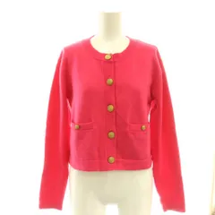 スナイデル SNIDEL 金ボタンニットカーデ カーディガン 長袖 F ピンク /HK ■OS