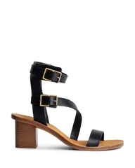 ザディグ エ ヴォルテール レディース シューズ サンダル ヒール Zadig Voltaire Womens Cecilia Double Buckle Block Heel Sandals Noiのサムネイル