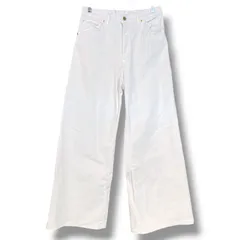 SURT × BIG JOHN サート ビッグジョン ワイドデニムパンツ ジーンズ ウエストゴム MXSR74L 白 ホワイト Mサイズ レディース 通年 ゴーゴー古着マルイ北千住店 19 No.1943