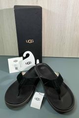 美品】UGG ブラック フリップフロップ サンダル サイズ27センチ - メルカリ