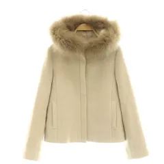 プロポーション ボディドレッシング PROPORTION BODY DRESSING Wモッサ ショートコート ファー S ベージュ /SS ■OS